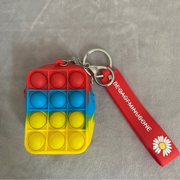 Bubble Pop Fidget 5 Piece School set. notebook pencil bag keychain pencil extend - Picture 7 of 8